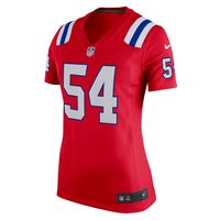 Women's Nike Tedy Bruschi Red New England Patriots Retired Game Jersey