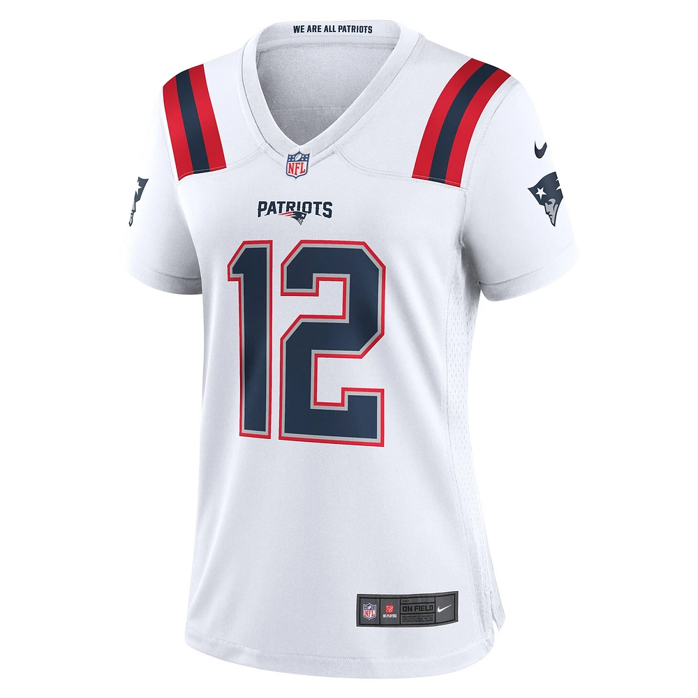 Maillot de match à la retraite des Patriots Nouvelle-Angleterre Nike Tom Brady pour femme