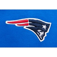 Women's Pro Standard  Royal New England Patriots Ombre Wordmark Classic Cropped Tank Top