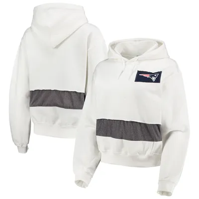 Lids New England Patriots Era Colorblock Throwback Pullover Hoodie