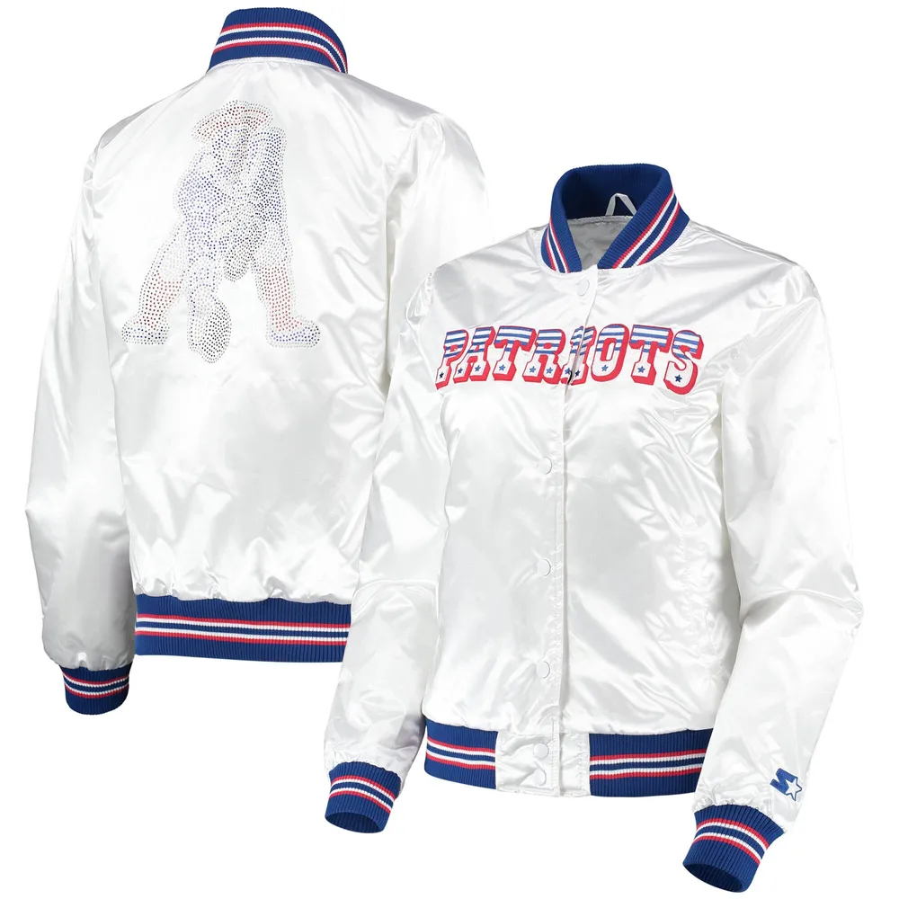 Chicago Cubs Starter Vintage Varsity Satin Full-Snap Jacket