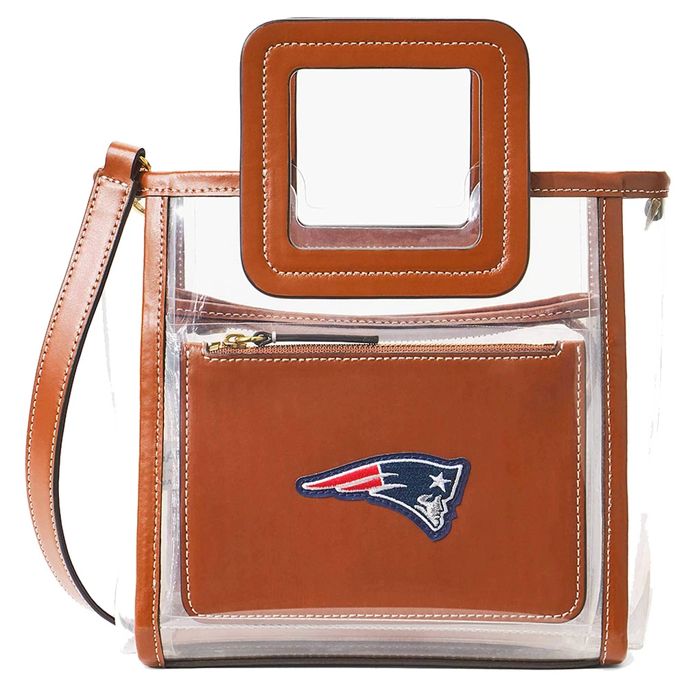 Mini sac Shirley transparent STAUD New England Patriots pour femme