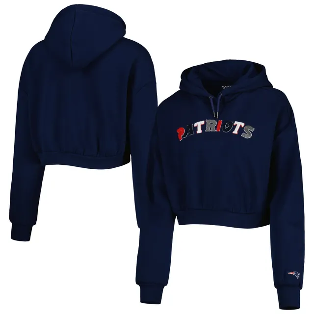 New England Patriots Fanatics Branded Women's Forever Fan Full-Zip Hoodie -  Navy/Red