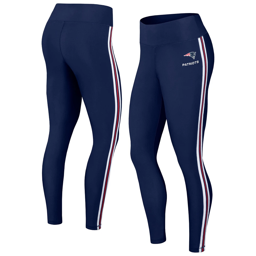 Leggings à blocs de couleurs bleu marine New England Patriots pour femme WEAR by Erin Andrews