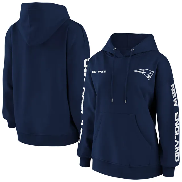 Lids New England Patriots WEAR by Erin Andrews Women's Full-Zip Hoodie -  Heathered Gray