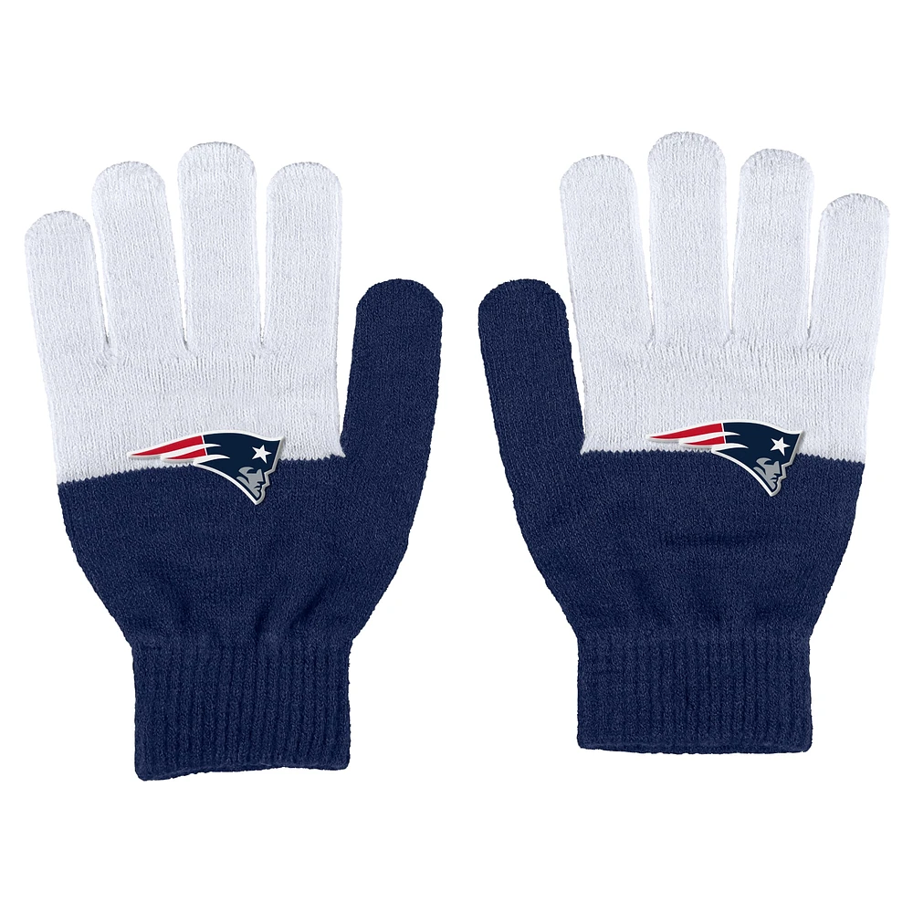 Gants à blocs de couleurs New England Patriots pour femmes WEAR by Erin Andrews