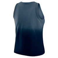 Débardeur bleu marine New England Patriots Ombre pour femme WEAR by Erin Andrews x Gracie Hunt