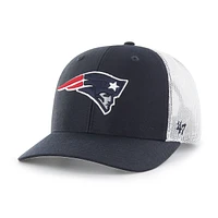 Casquette de camionneur réglable pour jeunes '47 bleu marine/blanc des New England Patriots