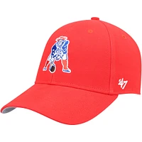 Casquette réglable MVP Legacy Basic MVP des New England Patriots '47 rouge pour jeune