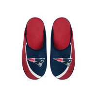 Youth FOCO New England Patriots Big Logo Color Edge Slippers