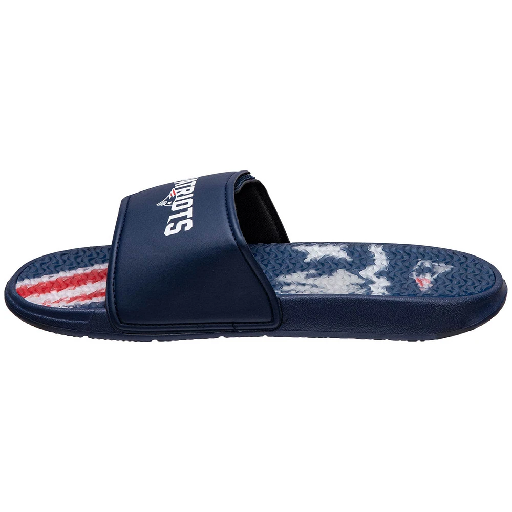 Youth FOCO New England Patriots Gel Slide Sandals