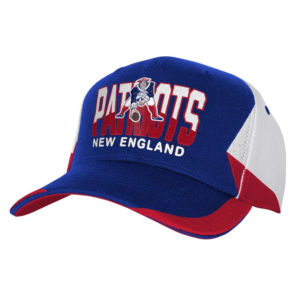 Casquette réglable précourbée Retrodome Royal New England Patriots Mitchell & Ness pour jeunes