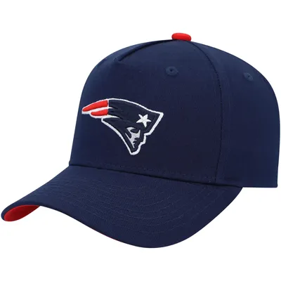 New England Patriots Youth Pre-Curved Snapback Hat - Navy