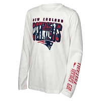 Ensemble combiné de t-shirts the Mix des Patriots la Nouvelle-Angleterre pour jeunes