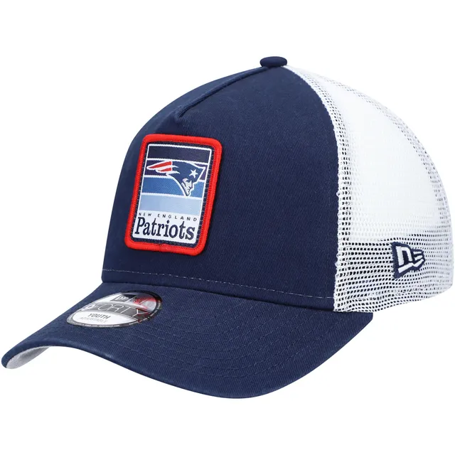 Preschool Navy/ New England Patriots Lock Up Snapback Hat