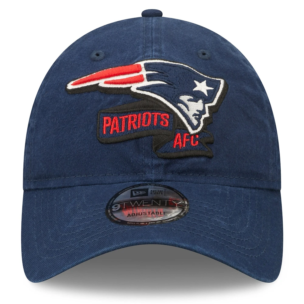 Casquette 9TWENTY réglable pour jeunes New Era New England Patriots 2022 Sideline