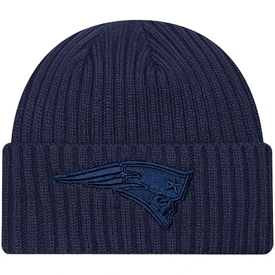 Youth New Era Navy New England Patriots Color Pack Cuffed Knit Hat