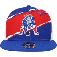 Casquette Snapback 9FIFTY Royal New England Patriots Tear New Era pour jeune