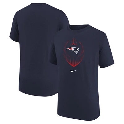 T-shirt Nike bleu marine pour jeunes New England Patriots Legend Icon