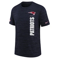 Youth Nike Navy New England Patriots Sideline Velocity Performance T-Shirt