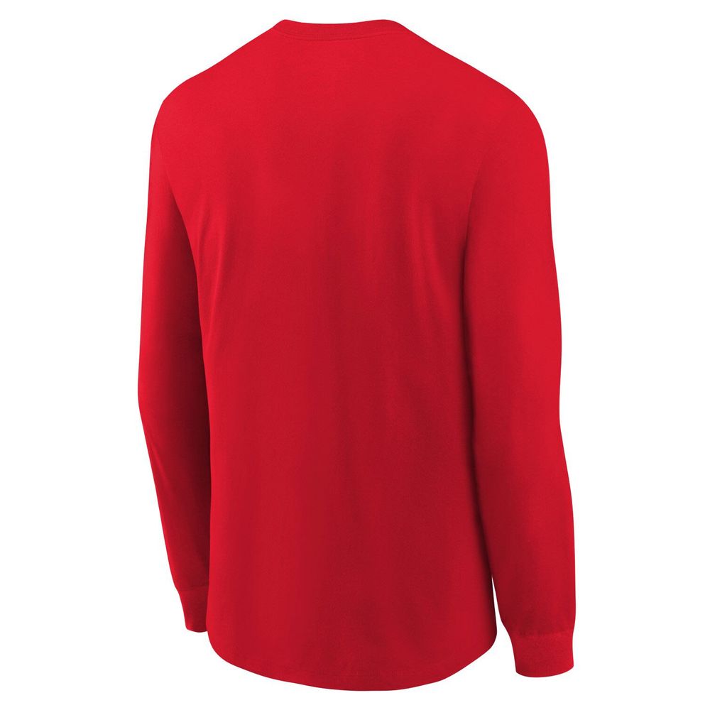 Youth Nike Red New England Patriots Icon - Long Sleeve T-Shirt