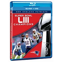 Combo DVD/Blu-ray Champions du Super Bowl LIII des Patriots de la Nouvelle-Angleterre