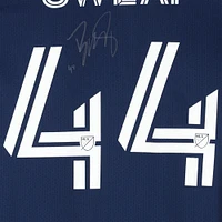 Maillot bleu marine dédicacé Ben Sweat New England Revolution #44 de la saison 2023 de la MLS
