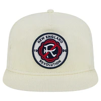 Men's New Era  Cream New England Revolution 2025 Kickoff Snapback Golfer Hat