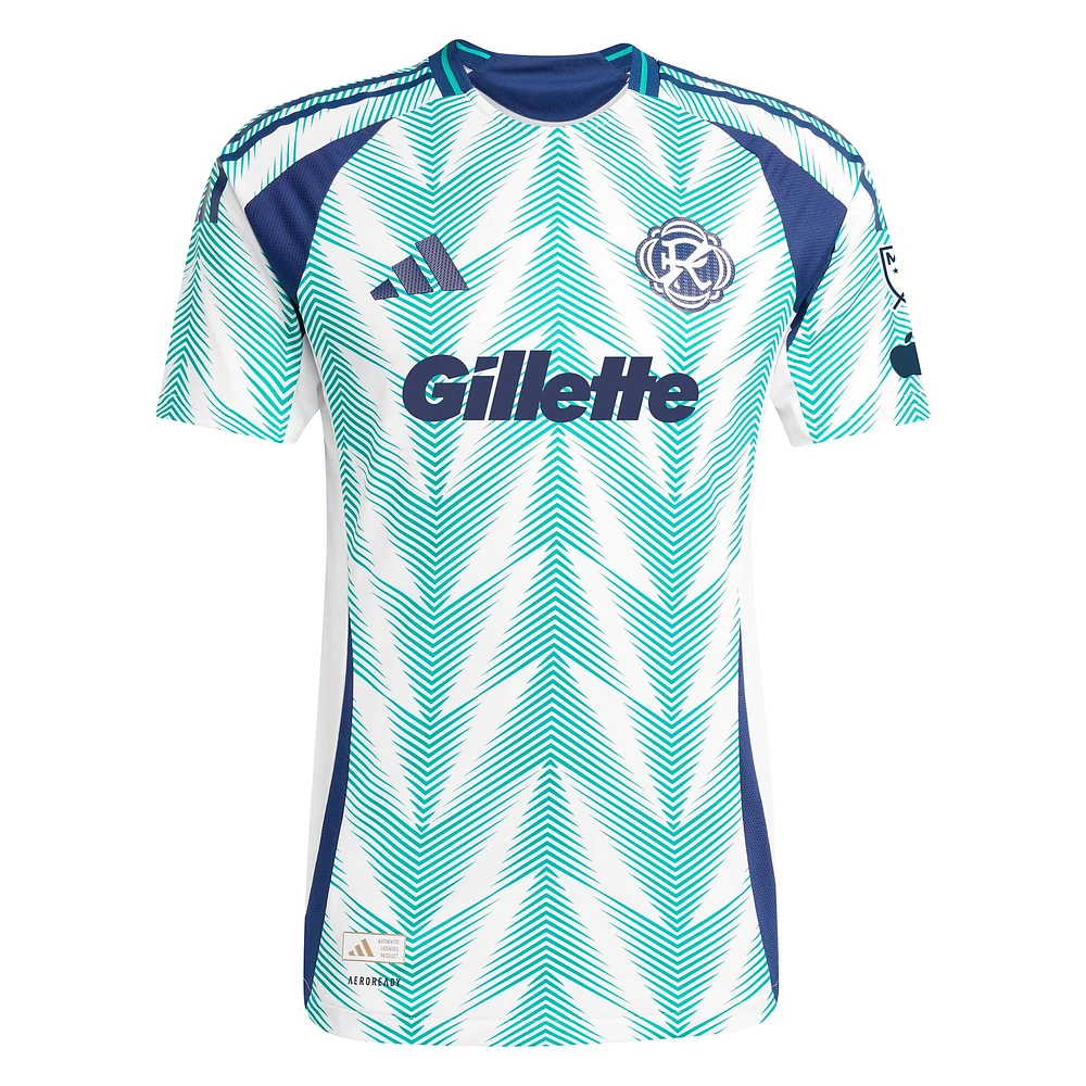 Men's adidas Carles Gil White New England Revolution 2025 Eastern Pine x Flag of Authentic Player Jersey