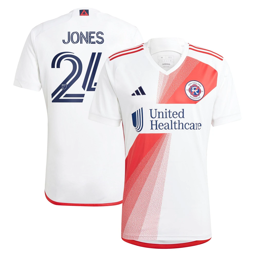 Maillot adidas DeJuan Jones New England Revolution 2023 Defiance Replica pour Homme Blanc