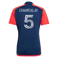 Men's adidas Tomás Chancalay Navy New England Revolution 2024 Boston Tea Party Replica Player Jersey