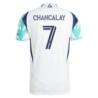 Maillot de joueur authentique adidas Tomás Chancalay New England Revolution 2025 Eastern White Pine x Flag of pour homme