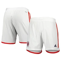 Short adidas New England Revolution 2023 extérieur AEROREADY Authentic pour homme blanc