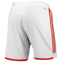 Short adidas New England Revolution 2023 extérieur AEROREADY Authentic pour homme blanc