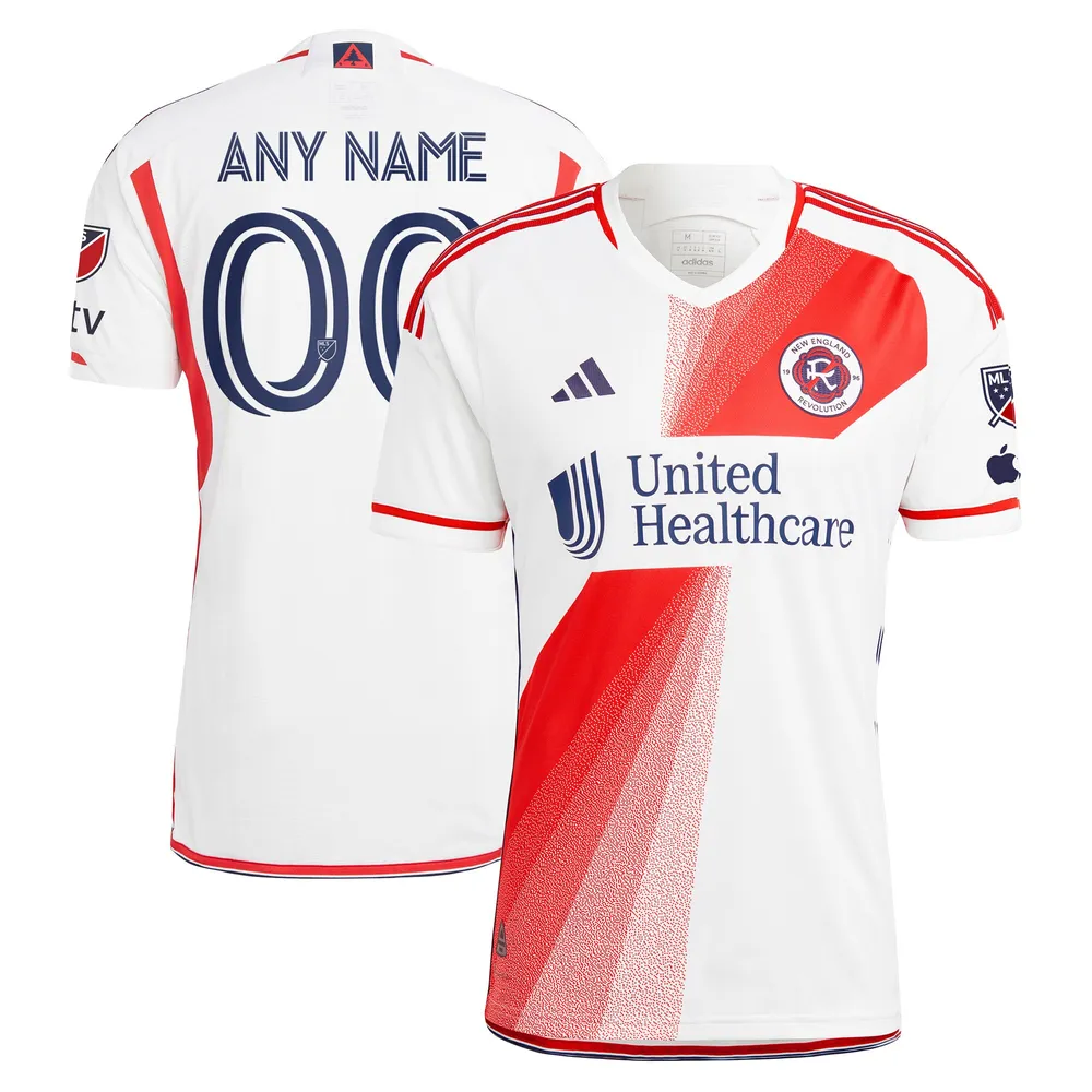 Lids New England Revolution 2023 Defiance Authentic Custom Jersey - White | The at Willow Bend