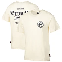 Men's  Cream New England Revolution Team Script Relaxed T-Shirt