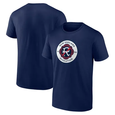 New England Revolution Fanatics Branded Logo T-Shirt - Navy