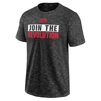 T-shirt Fanatics Charcoal New England Revolution pour hommes