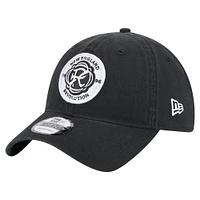Men's New Era  Black New England Revolution 2025 Kickoff 9TWENTY Adjustable Hat