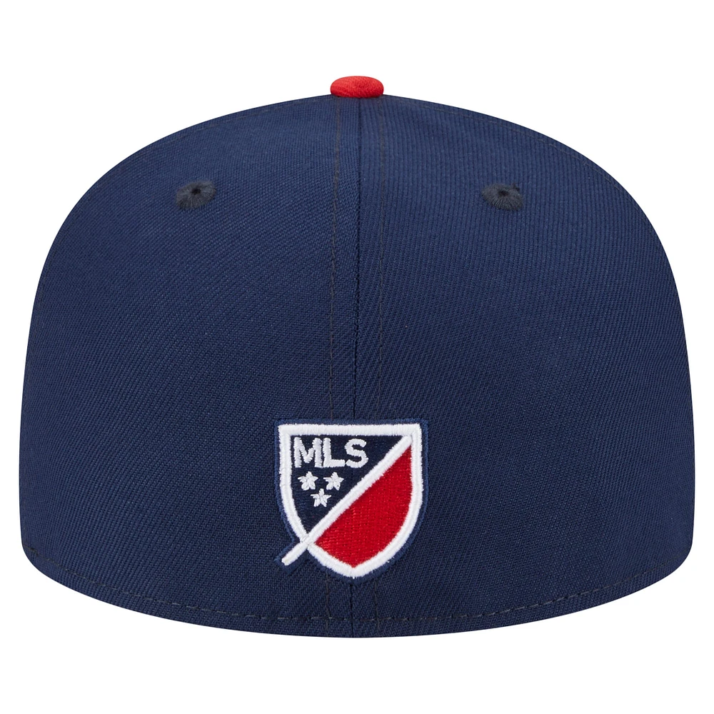 Men's New Era  Navy England Revolution 2025 Kickoff 59FIFTY Fitted Hat