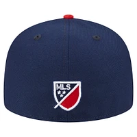 Men's New Era  Navy England Revolution 2025 Kickoff 59FIFTY Fitted Hat