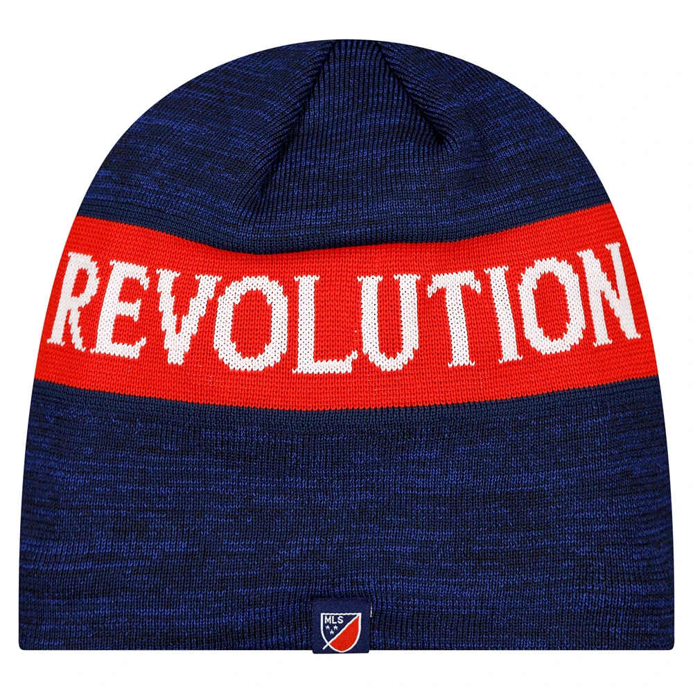 Men's New Era Navy New England Revolution 2025 Kickoff Beanie