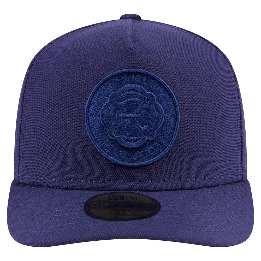 Men's New Era Navy England Revolution Color Pack A-Frame 59FIFTY Fitted Hat