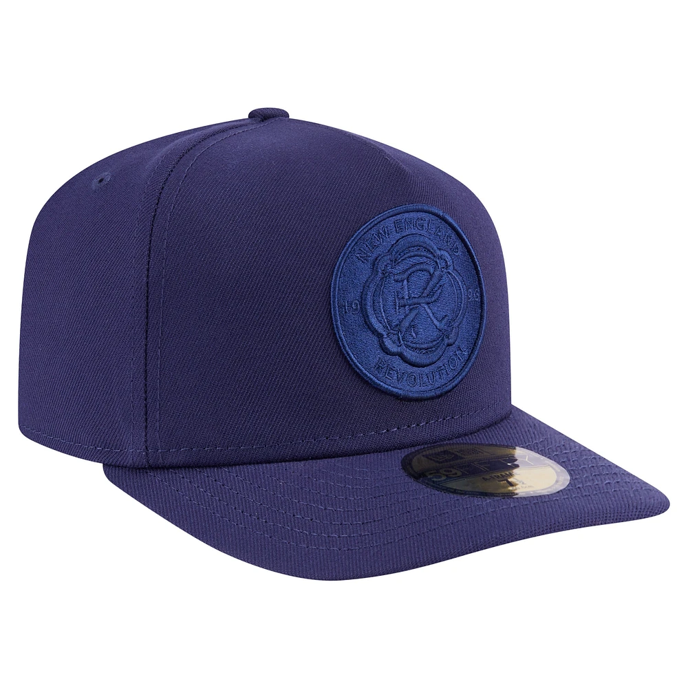Men's New Era Navy England Revolution Color Pack A-Frame 59FIFTY Fitted Hat