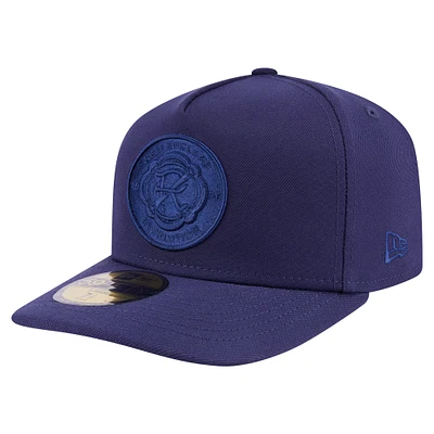 Men's New Era Navy England Revolution Color Pack A-Frame 59FIFTY Fitted Hat