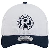 Casquette ajustable New England Revolution 2025 Jersey Hook 9FORTY M-Crown pour homme de New Era blanche