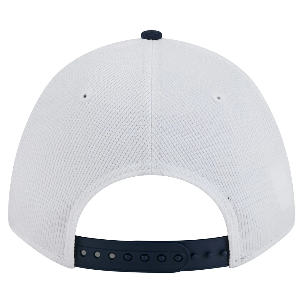 Casquette ajustable New England Revolution 2025 Jersey Hook 9FORTY M-Crown pour homme de New Era blanche