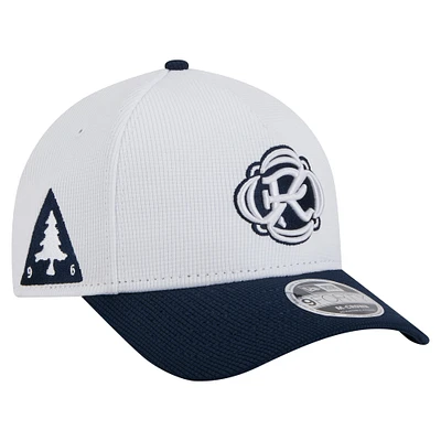 Casquette ajustable New England Revolution 2025 Jersey Hook 9FORTY M-Crown pour homme de New Era blanche