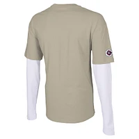 Men's Stadium Essentials Tan New England Revolution Status Long Sleeve T-Shirt