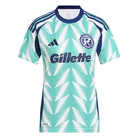 Women's adidas Leonardo Campana White New England Revolution 2025 Eastern Pine x Flag of Replica Player Jersey
